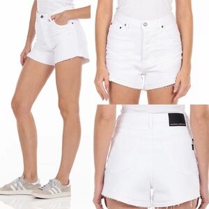 NWT Modern American East Side Shorts‎ Vintage White Size 31 Nordstrom High Rise